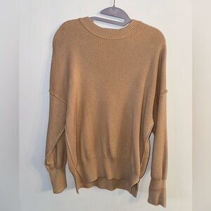 Abercrombie & Fitch Classic Tan Crew Neck Sweater